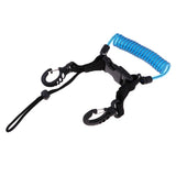 Maxbell Scuba Diving Camera Light Lanyard with Quick Release Buckle Clip Blue+Black