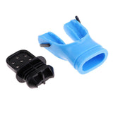 Maxbell Silicone Scuba Diving Moldable Bite Mouthpiece Regulator with Tie Wrap Blue - Aladdin Shoppers