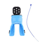 Maxbell Silicone Scuba Diving Moldable Bite Mouthpiece Regulator with Tie Wrap Blue - Aladdin Shoppers