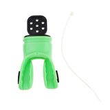 Maxbell Silicone Scuba Diving Moldable Bite Mouthpiece Regulator with Tie Wrap Green - Aladdin Shoppers