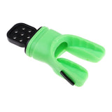 Maxbell Silicone Scuba Diving Moldable Bite Mouthpiece Regulator with Tie Wrap Green - Aladdin Shoppers