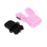 Maxbell Maxbell Silicone Scuba Diving Moldable Bite Mouthpiece Regulator with Tie Wrap Pink