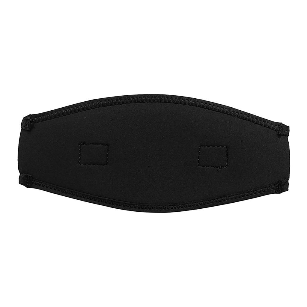 Maxbell Maxbell Diving Mask Strap Wrap Cover Scuba Dive Snorkel Swim Gear Accessory Black