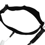 Maxbell Maxbell 10ft Surfboard SUP Leash Waist Hip Belt Stretch Rope White