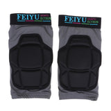 Maxbell Maxbell Soft Knee Cap Guard Support Brace Compression Sleeve for Skiing Skateboard L