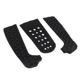 Maxbell EVA Surfing Surfboard Traction Anti-Slip Pad Deck Grip Tail Pad Set Gray