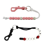 Maxbell 3pcs Golf Stroke Bead Score Counter Golf Accessory Training Aids Black Pink