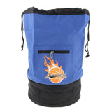 Maxbell Ball Carry Bag Carrier Holder for Basketball Football Volleyball Blue