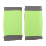 Maxbell 1 Pair Breathable Elastic Wrist Support Protector Guard Brace Gray+Green