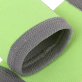 Maxbell 1 Pair Breathable Elastic Wrist Support Protector Guard Brace Gray+Green