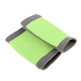 Maxbell 1 Pair Breathable Elastic Wrist Support Protector Guard Brace Gray+Green