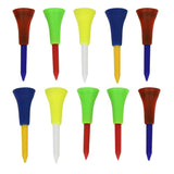 Maxbell 10pcs Golf Tees Plastic Golf Tees Ball Nail for Rubber Cushion Top Tee 56mm - Aladdin Shoppers