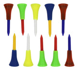 Maxbell 10pcs Golf Tees Plastic Golf Tees Ball Nail for Rubber Cushion Top Tee 56mm - Aladdin Shoppers