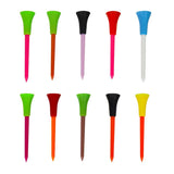 Maxbell 10pcs Golf Tees Plastic Golf Tees Ball Nail for Rubber Cushion Top Tee 83mm - Aladdin Shoppers