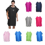 Maxbell Adult Surf Beach Hooded Poncho Wetsuit Changing Robe & Changing Mat