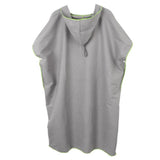 Maxbell Adult Surf Beach Hood Poncho Wetsuit Changing Robe & Changing Mat Gray