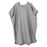 Maxbell Adult Surf Beach Hood Poncho Wetsuit Changing Robe & Changing Mat Gray
