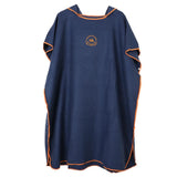 Maxbell Adult Surf Beach Hood Poncho Wetsuit Changing Robe & Changing Mat Navy Blue