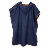 Maxbell Adult Surf Beach Hood Poncho Wetsuit Changing Robe & Changing Mat Navy Blue