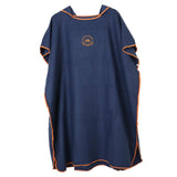 Maxbell Adult Surf Beach Hood Poncho Wetsuit Changing Robe & Changing Mat Navy Blue