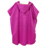 Maxbell Adult Surf Beach Hood Poncho Wetsuit Changing Robe & Changing Mat Purple