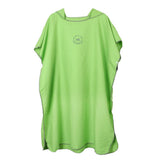 Maxbell Adult Surf Beach Hood Poncho Wetsuit Changing Robe & Changing Mat Green