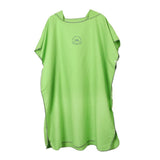 Maxbell Adult Surf Beach Hood Poncho Wetsuit Changing Robe & Changing Mat Green