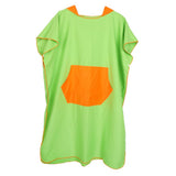 Maxbell Maxbell Surf Beach Poncho Wetsuit Changing Robe & Hood, Pocket, Storage Bag Green