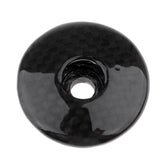 Maxbell Maxbell Carbon Fiber Road Mountain Cycling Bicycle Headset Stem Top Cap 3K Black