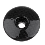 Maxbell Maxbell Carbon Fiber Road Mountain Cycling Bicycle Headset Stem Top Cap 3K Black