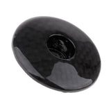 Maxbell Maxbell Carbon Fiber Road Mountain Cycling Bicycle Headset Stem Top Cap 3K Black