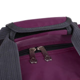 Maxbell Waterproof Yoga Duffel Bag for Ballet Dance Sports Gym Travel Purple   L