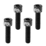 Maxbell 4pcs Road Bicycle Handlebar Stem Screw Aluminum Alloy M5*17MM Bolts Black - Aladdin Shoppers