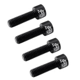 Maxbell 4pcs Road Bicycle Handlebar Stem Screw Aluminum Alloy M5*17MM Bolts Black - Aladdin Shoppers