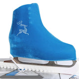 Maxbell Velvet Ice Skate Boot Covers Guard Protector for Figure Skating Blue M - Aladdin Shoppers