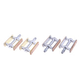 Maxbell Maxbell Vintage Aluminium Wood Fixed Bike Pedal Bearing Flat-Platform Pedals Gold
