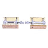 Maxbell Maxbell Vintage Aluminium Wood Fixed Bike Pedal Bearing Flat-Platform Pedals Gold