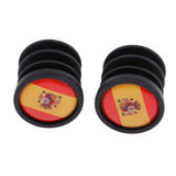 Maxbell 1 Pair National Flag Handlebar End Plugs For Mountain Road Bike Spain - Aladdin Shoppers