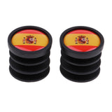 Maxbell 1 Pair National Flag Handlebar End Plugs For Mountain Road Bike Spain - Aladdin Shoppers