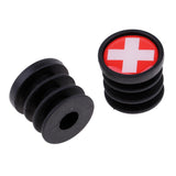 Maxbell 1 Pair National Flag Handlebar End Plugs For Mountain Road Bike Switzerland - Aladdin Shoppers
