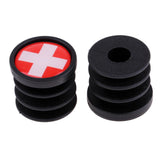 Maxbell 1 Pair National Flag Handlebar End Plugs For Mountain Road Bike Switzerland - Aladdin Shoppers