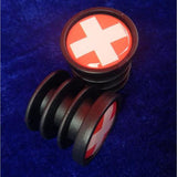 Maxbell 1 Pair National Flag Handlebar End Plugs For Mountain Road Bike Switzerland - Aladdin Shoppers