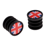 Maxbell 1 Pair National Flag Handlebar End Plugs For Mountain Road Bike Britain - Aladdin Shoppers