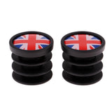 Maxbell 1 Pair National Flag Handlebar End Plugs For Mountain Road Bike Britain - Aladdin Shoppers
