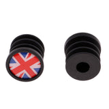 Maxbell 1 Pair National Flag Handlebar End Plugs For Mountain Road Bike Britain - Aladdin Shoppers