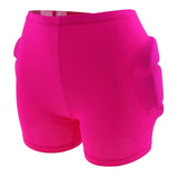 Maxbell 3D Protection Hip EVA Paded Short Pants Protective Gear Guard Fushia S - Aladdin Shoppers