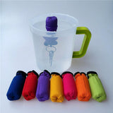 Maxbell 10 Pieces Cylinder Floating Keyring for Marine Boat Yacht Sailing Orange