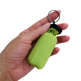 Maxbell 10 Pieces Cylinder Floating Keyring for Marine Boat Yacht Sailing Green