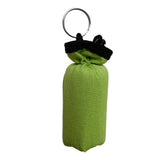 Maxbell 10 Pieces Cylinder Floating Keyring for Marine Boat Yacht Sailing Green