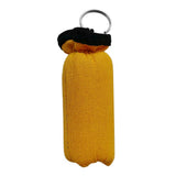 Maxbell 10 Pieces Cylinder Floating Keyring for Marine Boat Yacht Sailing Yellow